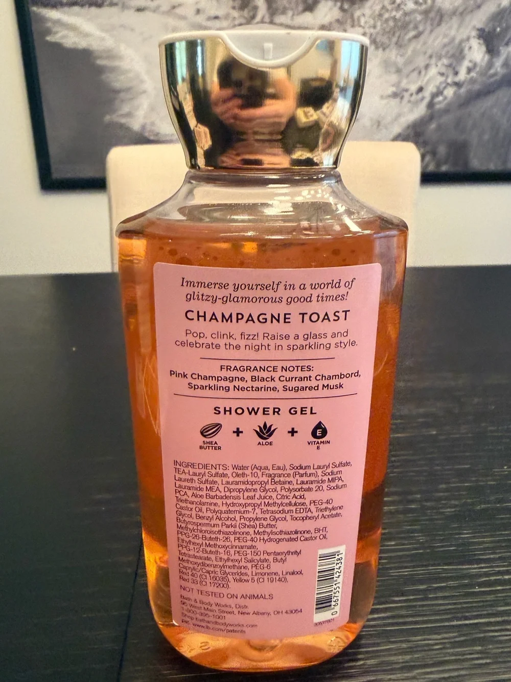 NEW Bath & Body Works Champagne Toast Body Gel Shower Gel Body Wash